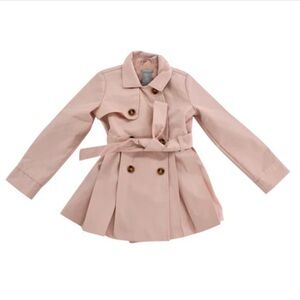Tahari Tan Kids Raincoat with Belt